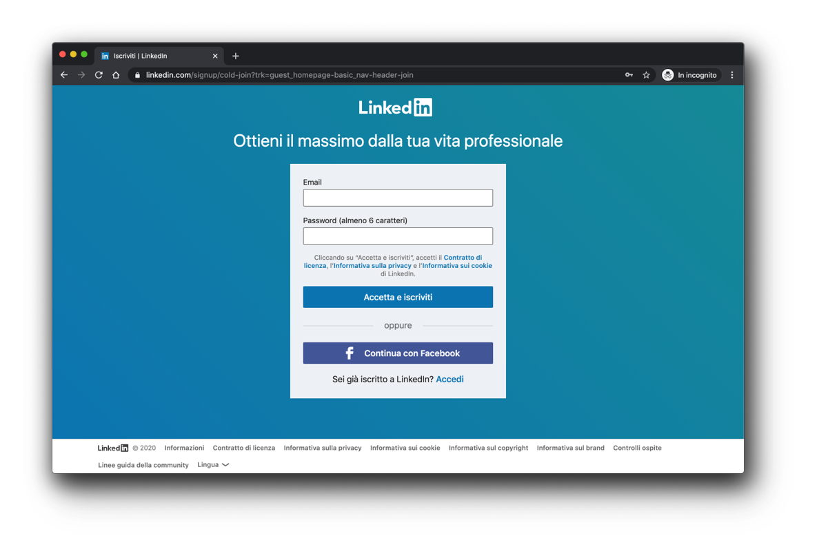 Mr Keting pagina LinkedIn