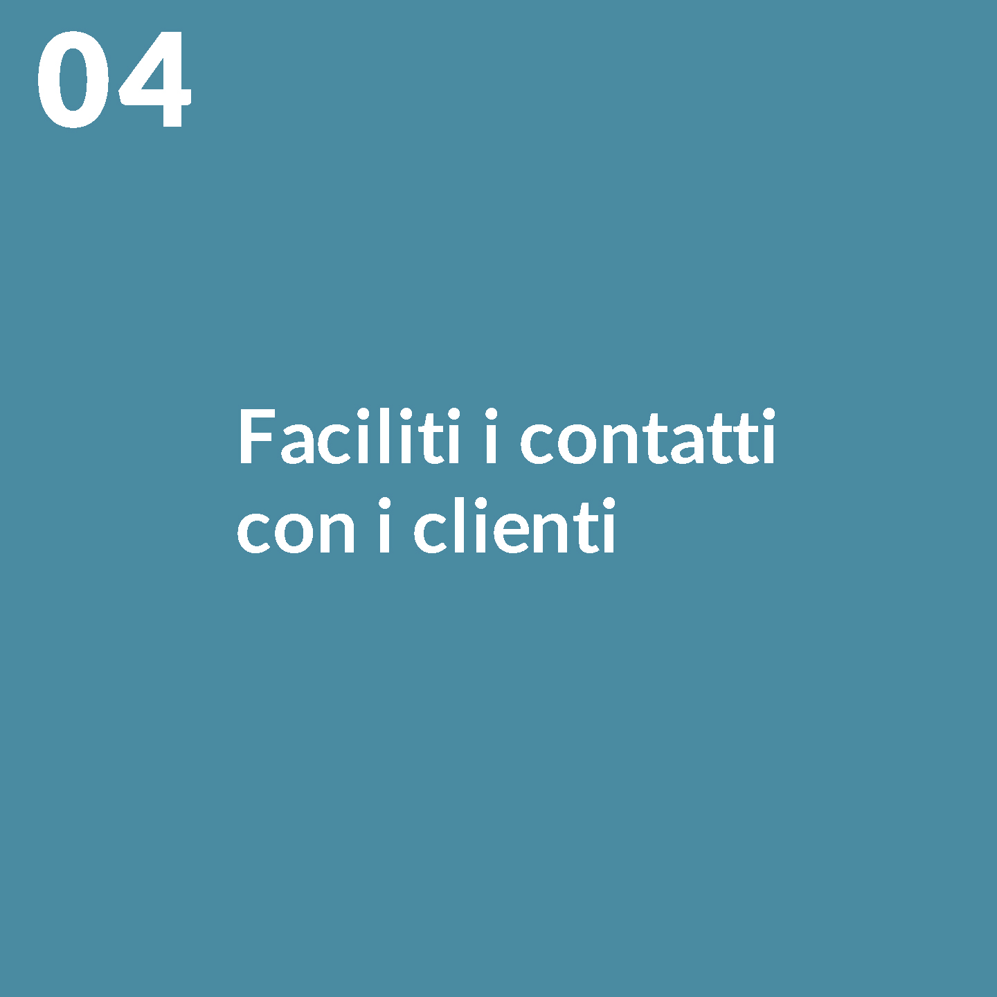 Facilitazione contatti