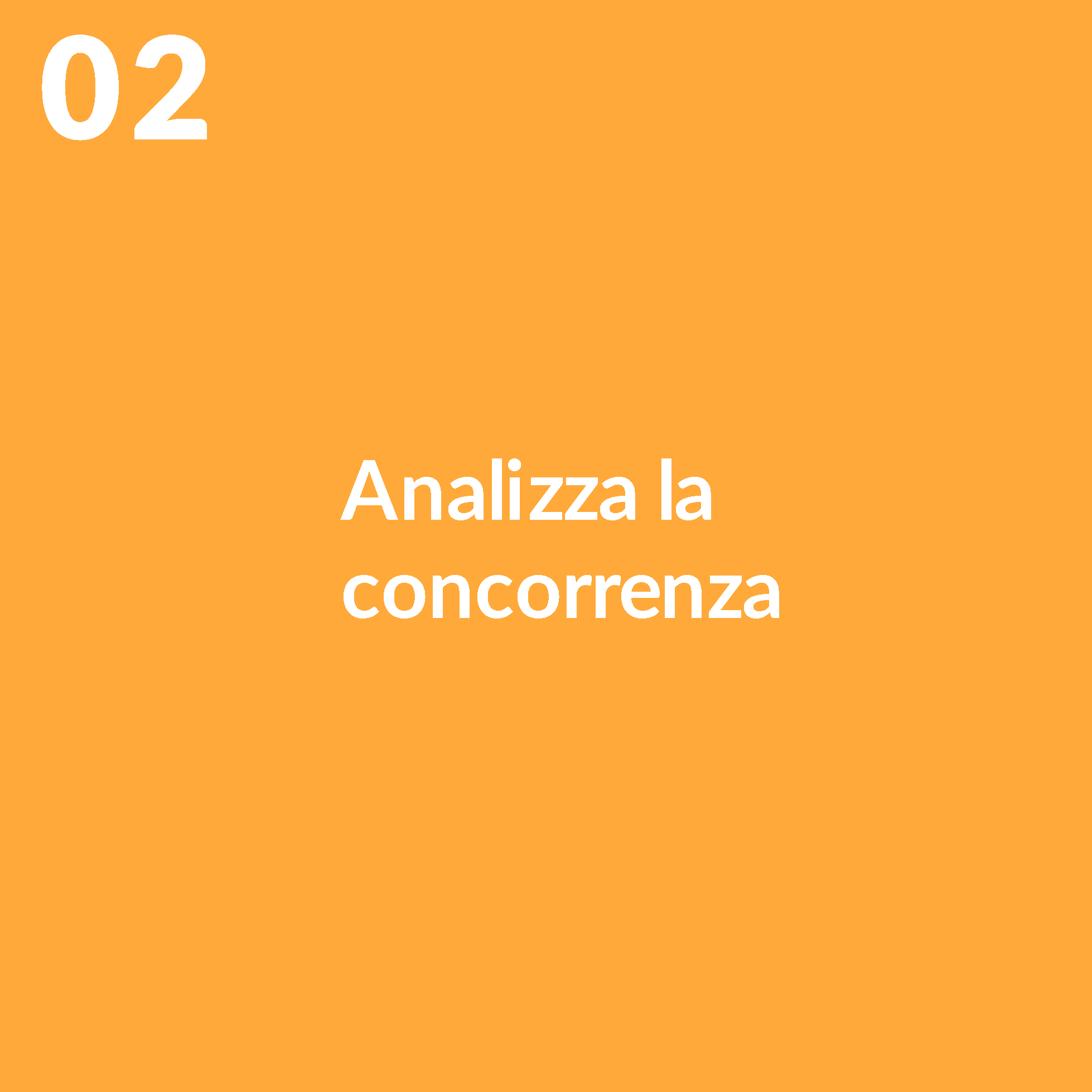 Analizza la concorrenza