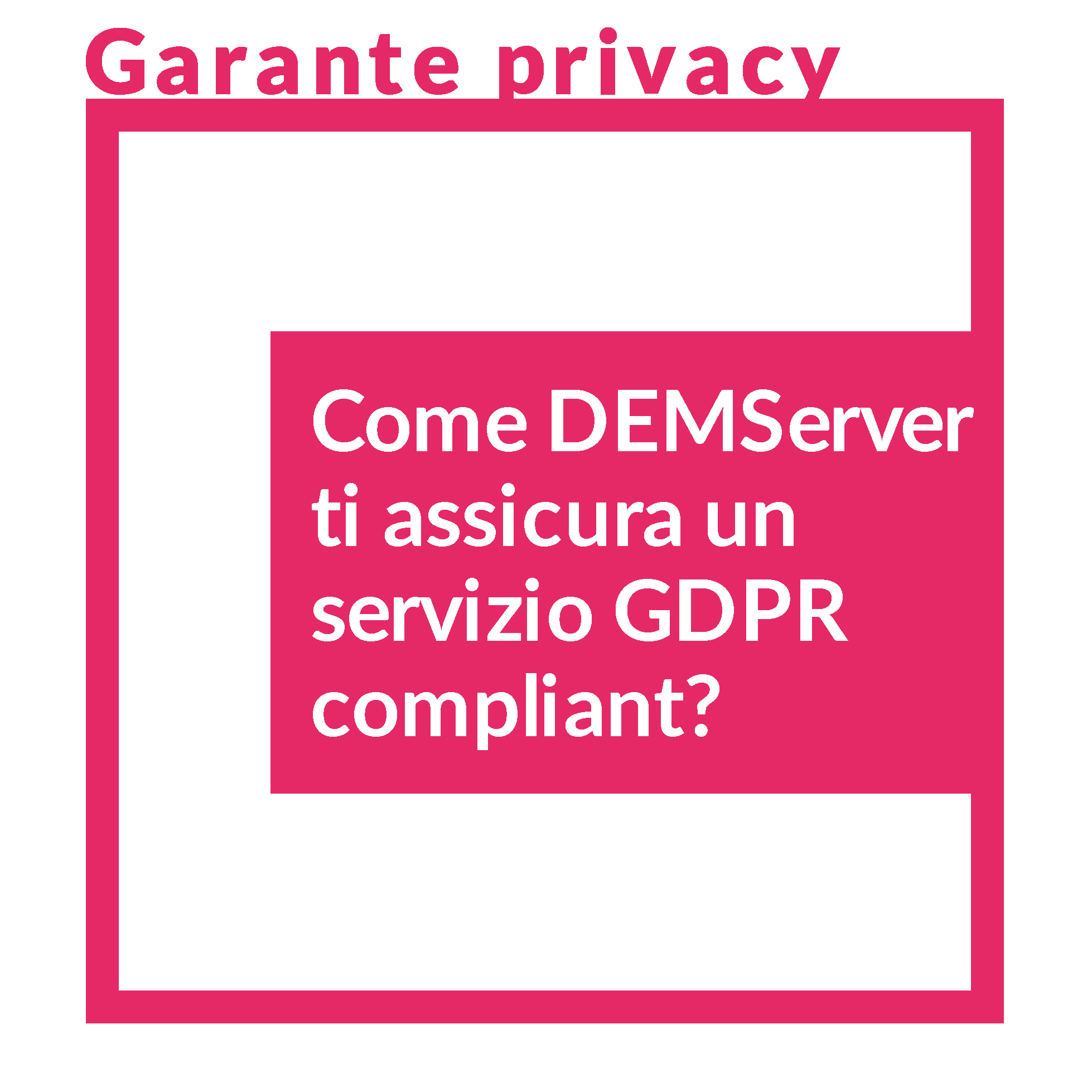DemServer e GDPR