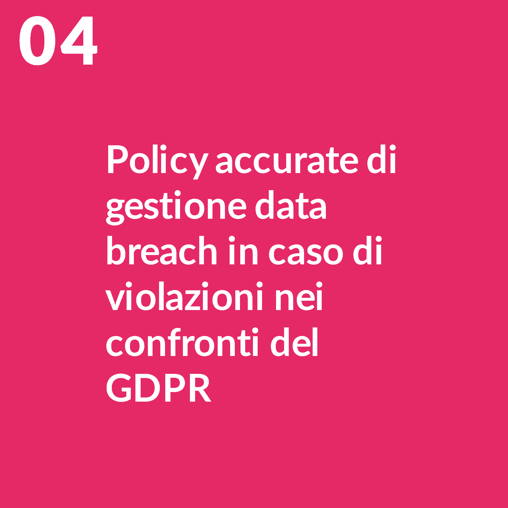 Policy gestione data breach