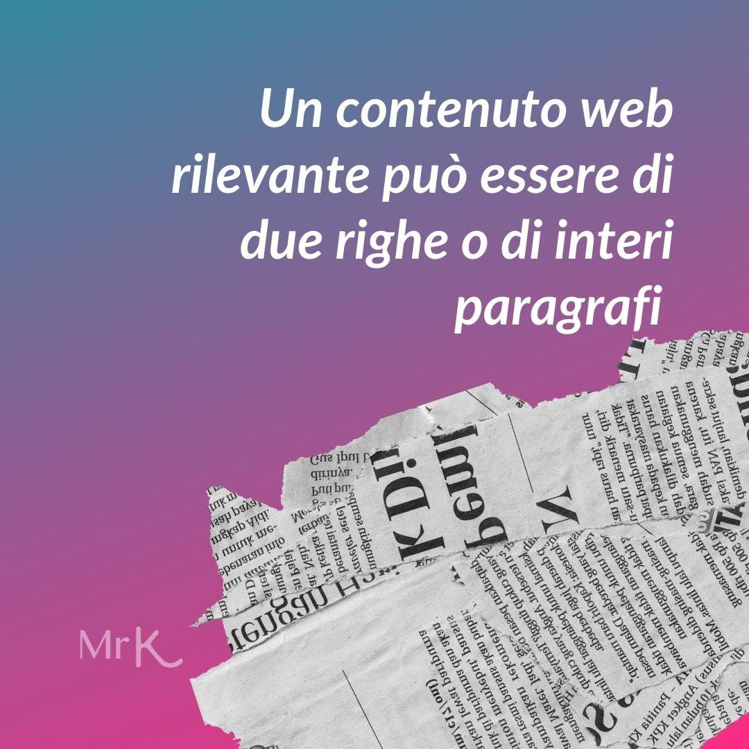 contenuto web